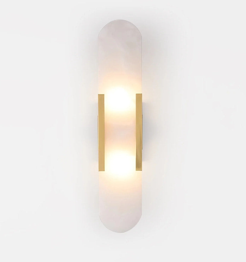 Melange Elongated Alabaster Wall Lamp - Yiarolight