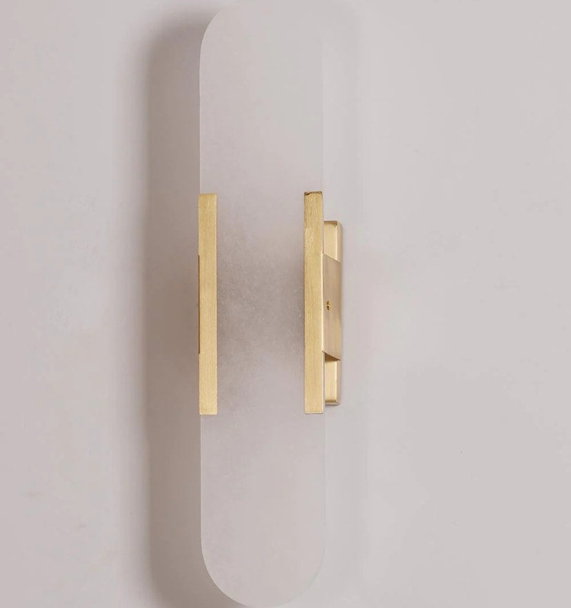 Melange Elongated Alabaster Wall Lamp - Yiarolight
