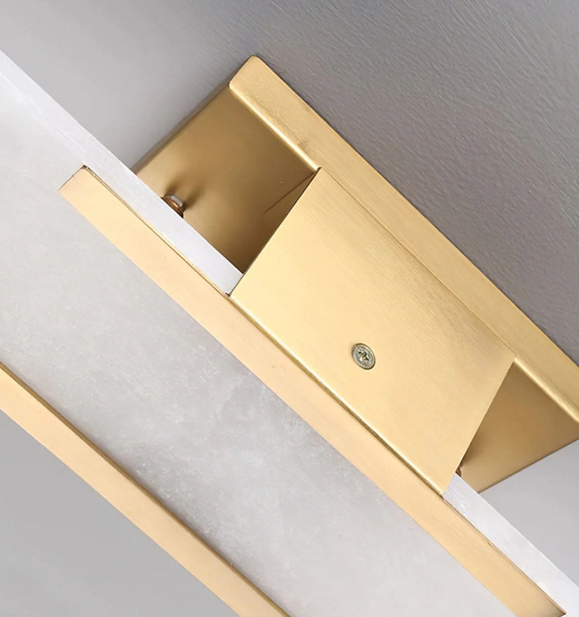 Melange Elongated Alabaster Wall Lamp - Yiarolight