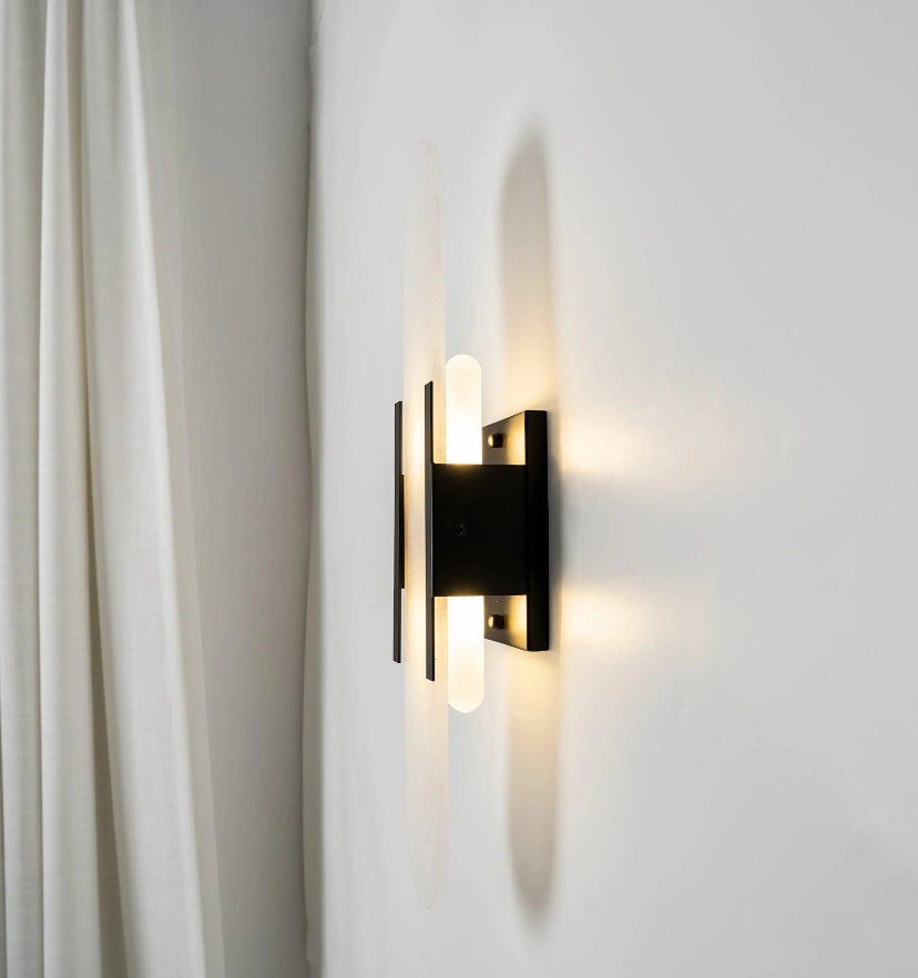 Melange Elongated Alabaster Wall Lamp - Yiarolight