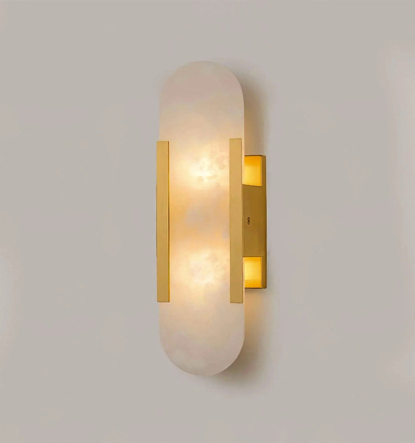 Melange Elongated Alabaster Wall Lamp - Yiarolight