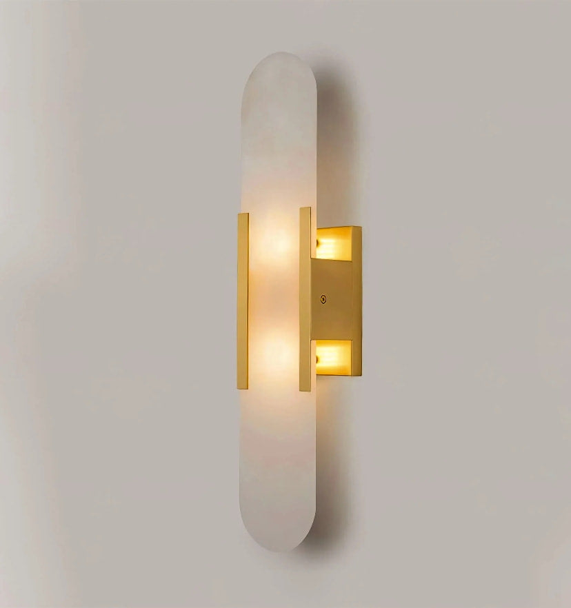 Melange Elongated Alabaster Wall Lamp - Yiarolight