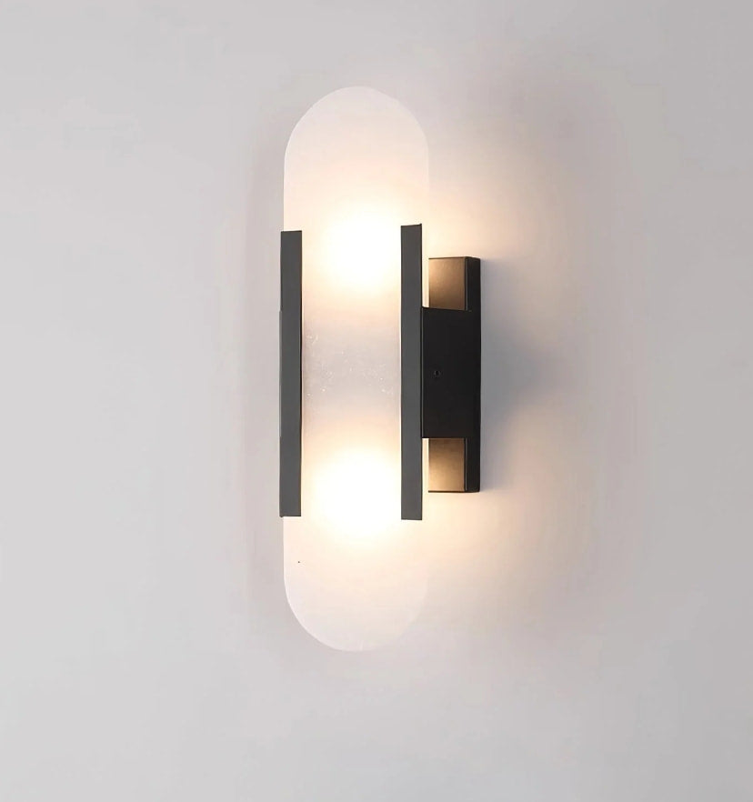 Melange Elongated Alabaster Wall Lamp - Yiarolight