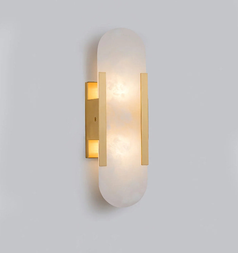 Melange Elongated Alabaster Wall Lamp - Yiarolight