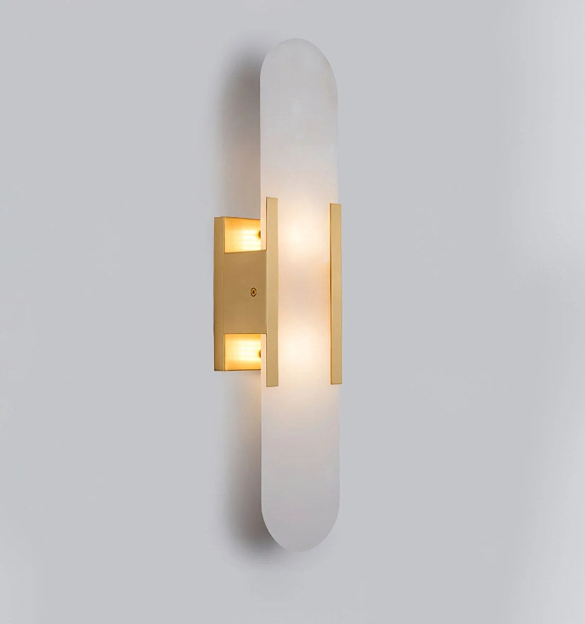 Melange Elongated Alabaster Wall Lamp - Yiarolight