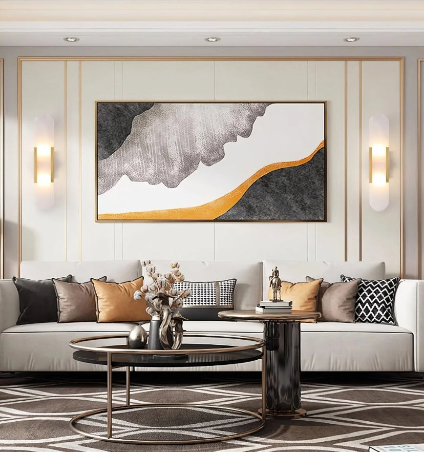 Melange Elongated Alabaster Wall Lamp - Yiarolight
