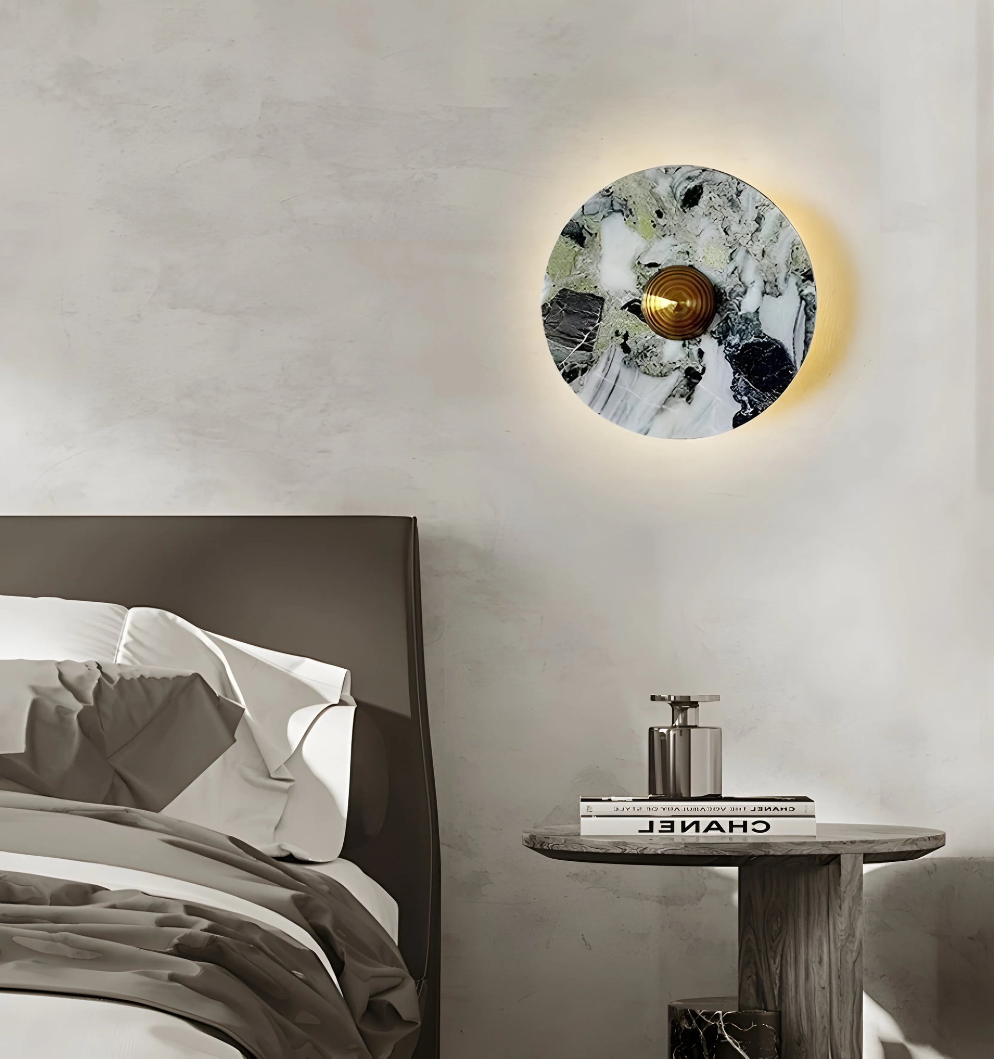 Messier Marble Rechargeable Wall Lamp - Yiarolight