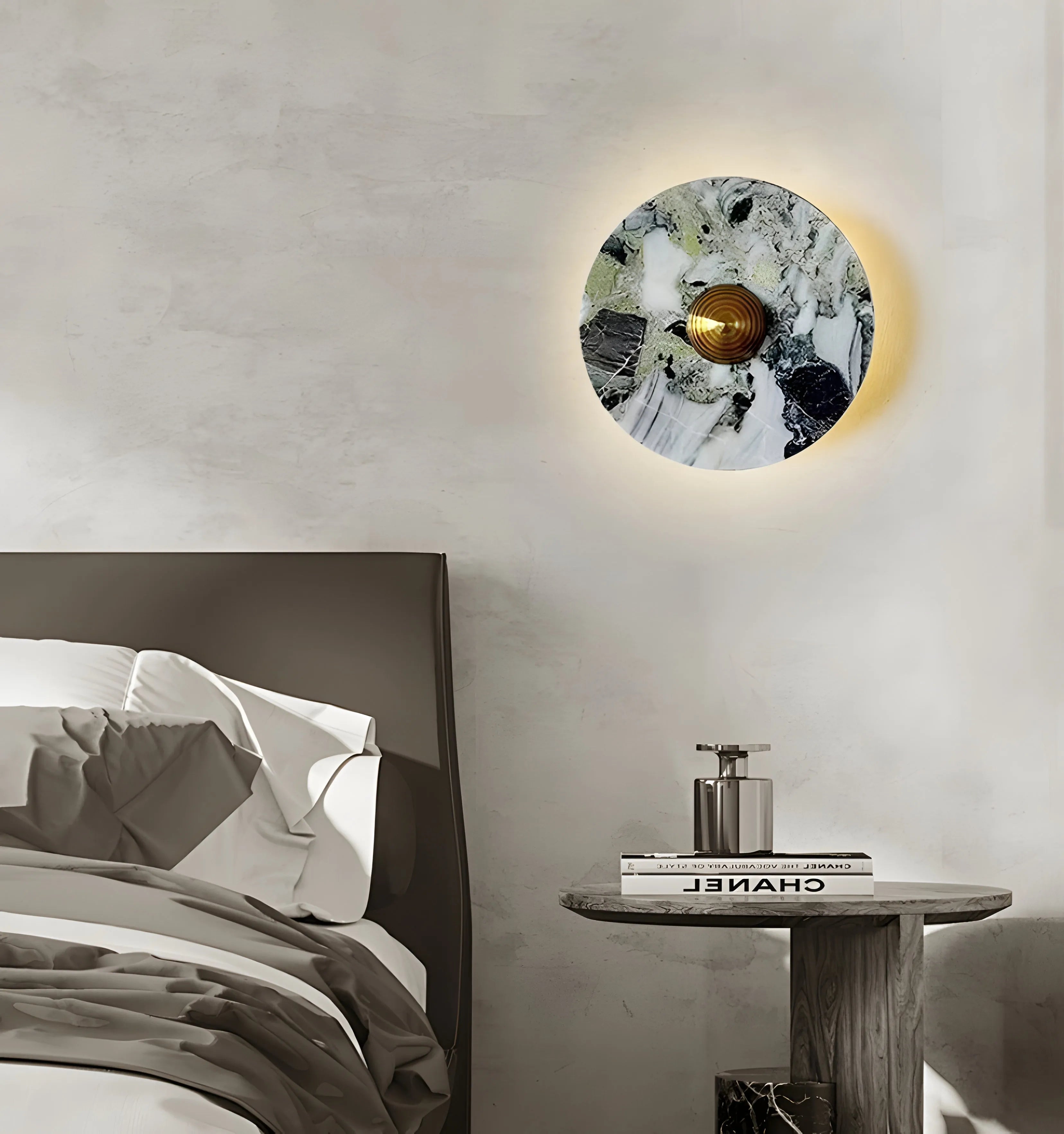 Messier Marble Rechargeable Wall Lamp - Yiarolight