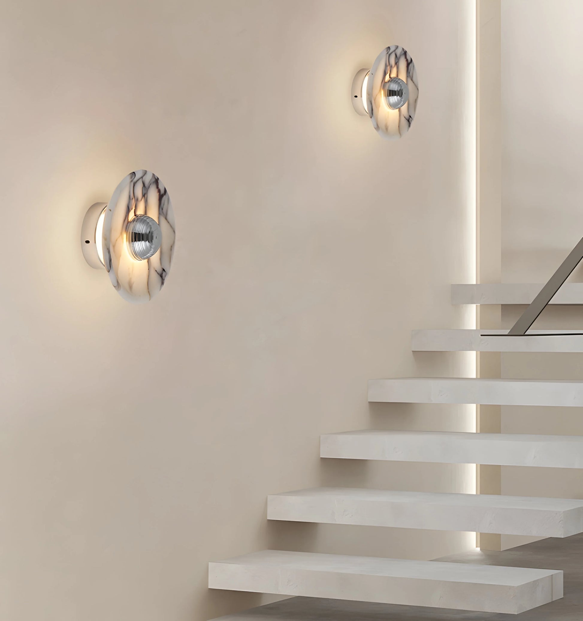 Messier Marble Rechargeable Wall Lamp - Yiarolight
