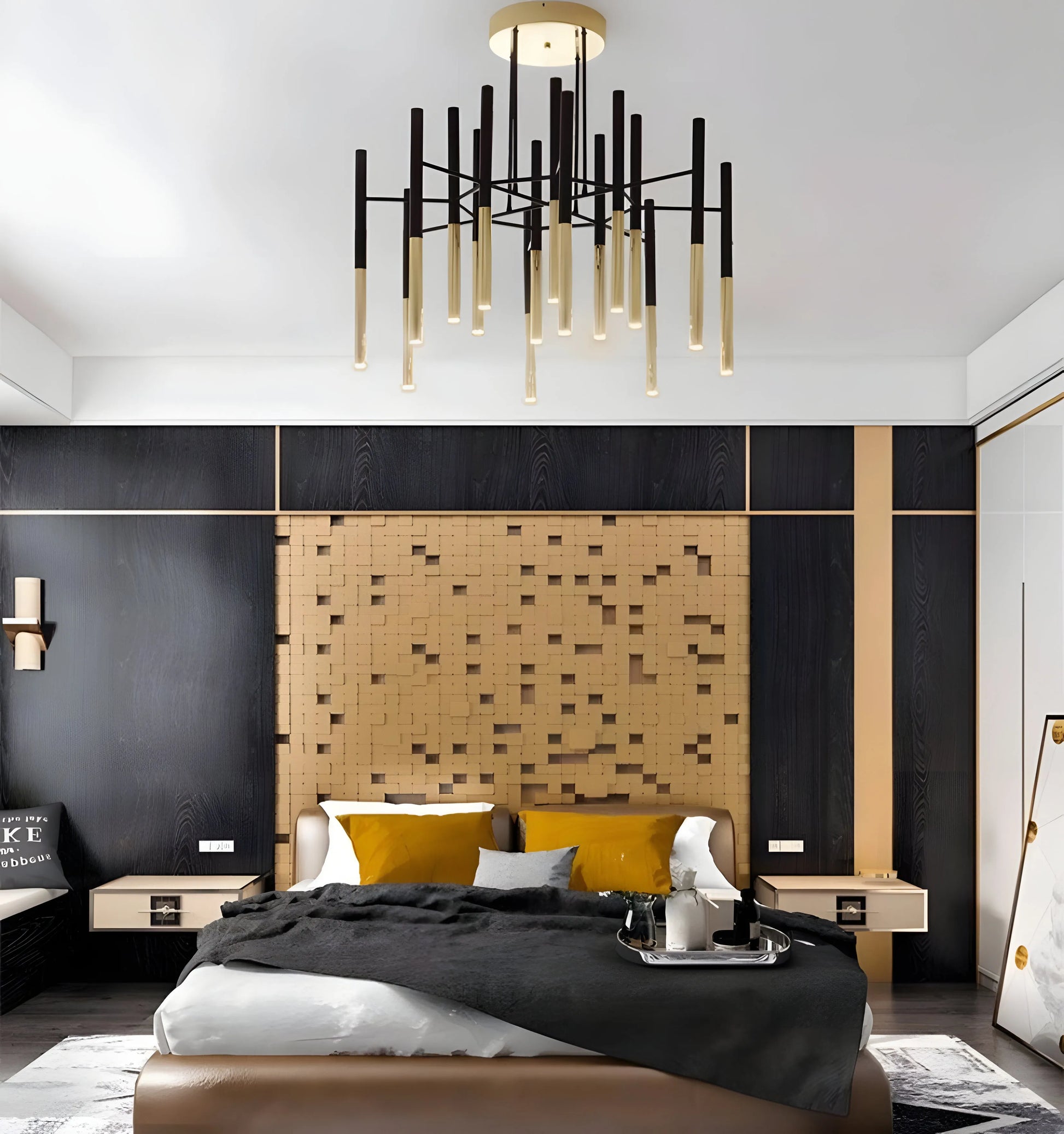 Metal Tubular Chandelier - Yiarolight