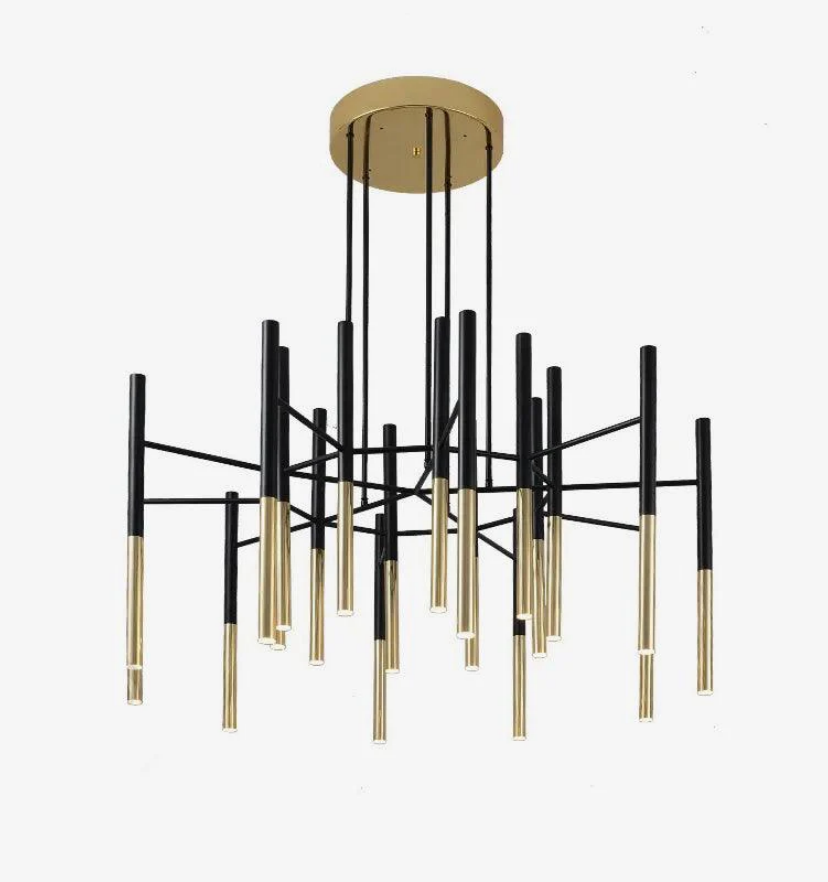 Metal Tubular Chandelier - Yiarolight