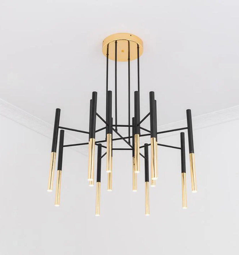 Metal Tubular Chandelier - Yiarolight