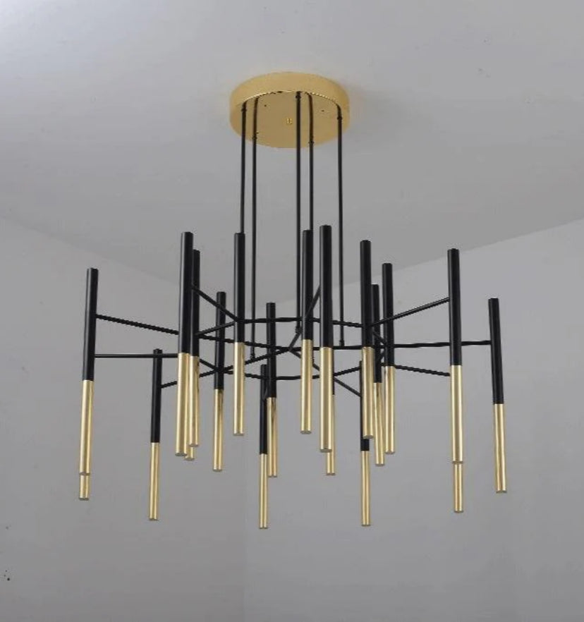Metal Tubular Chandelier - Yiarolight