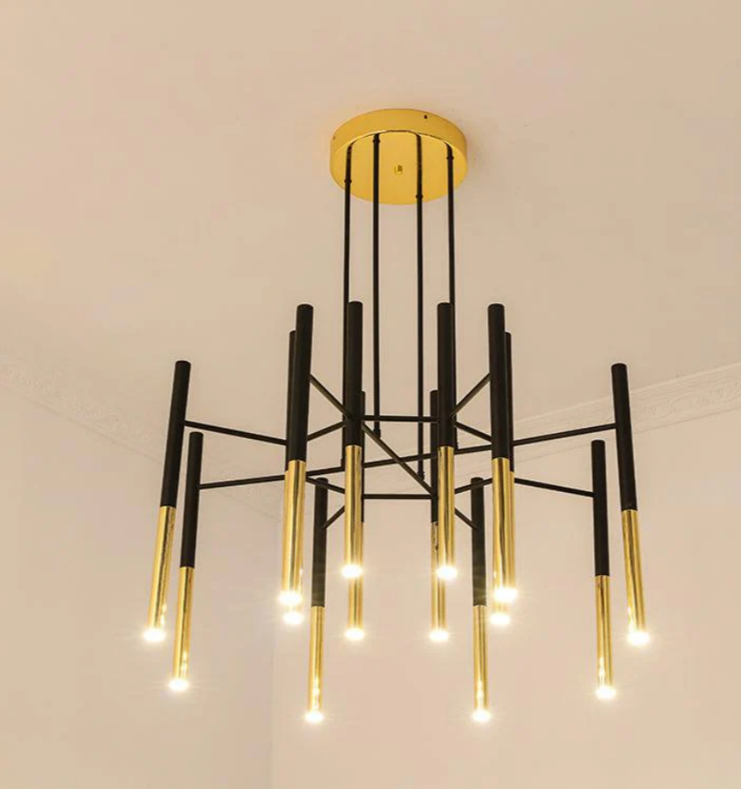 Metal Tubular Chandelier - Yiarolight