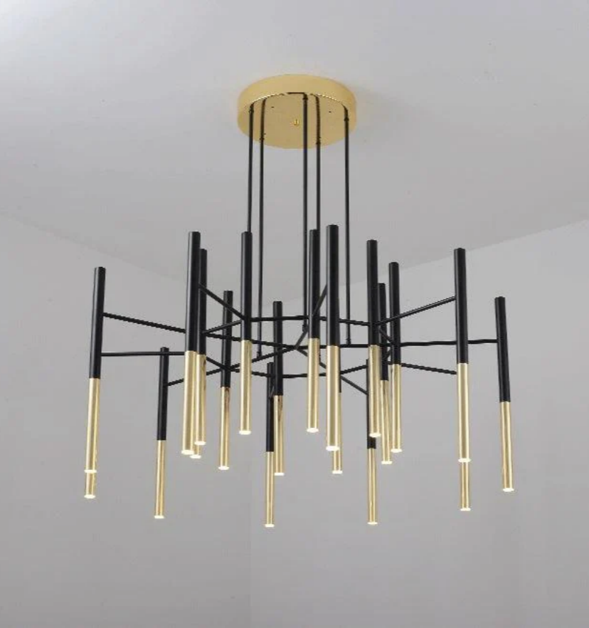 Metal Tubular Chandelier - Yiarolight