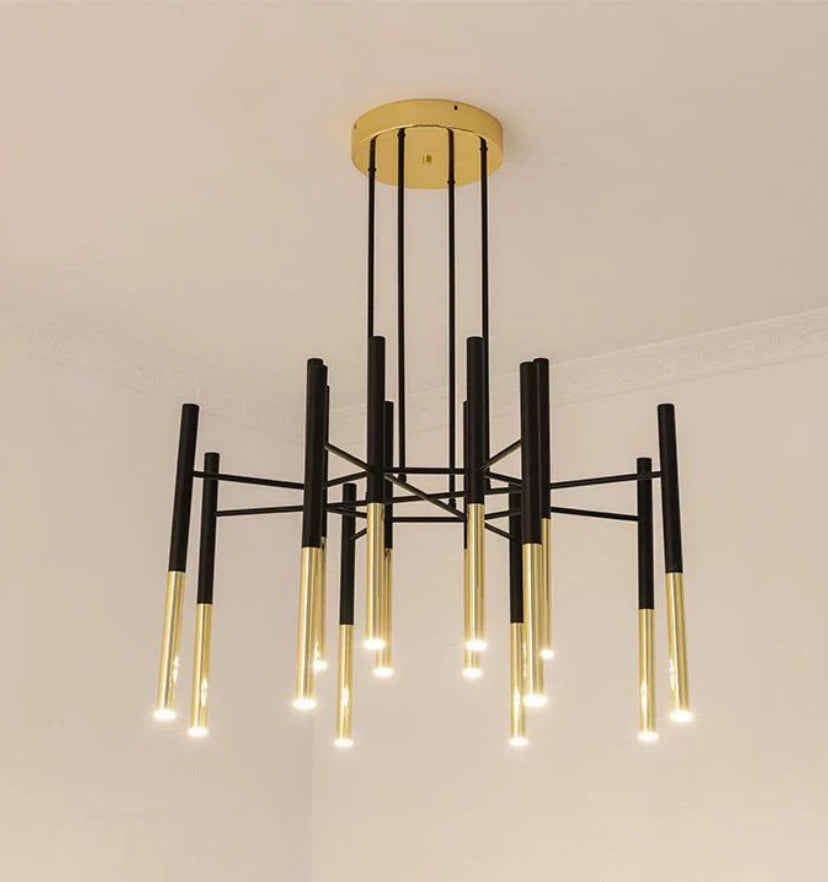 Metal Tubular Chandelier - Yiarolight