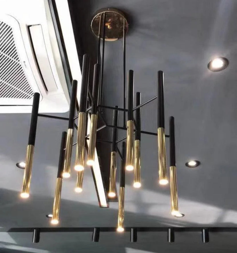 Metal Tubular Chandelier - Yiarolight