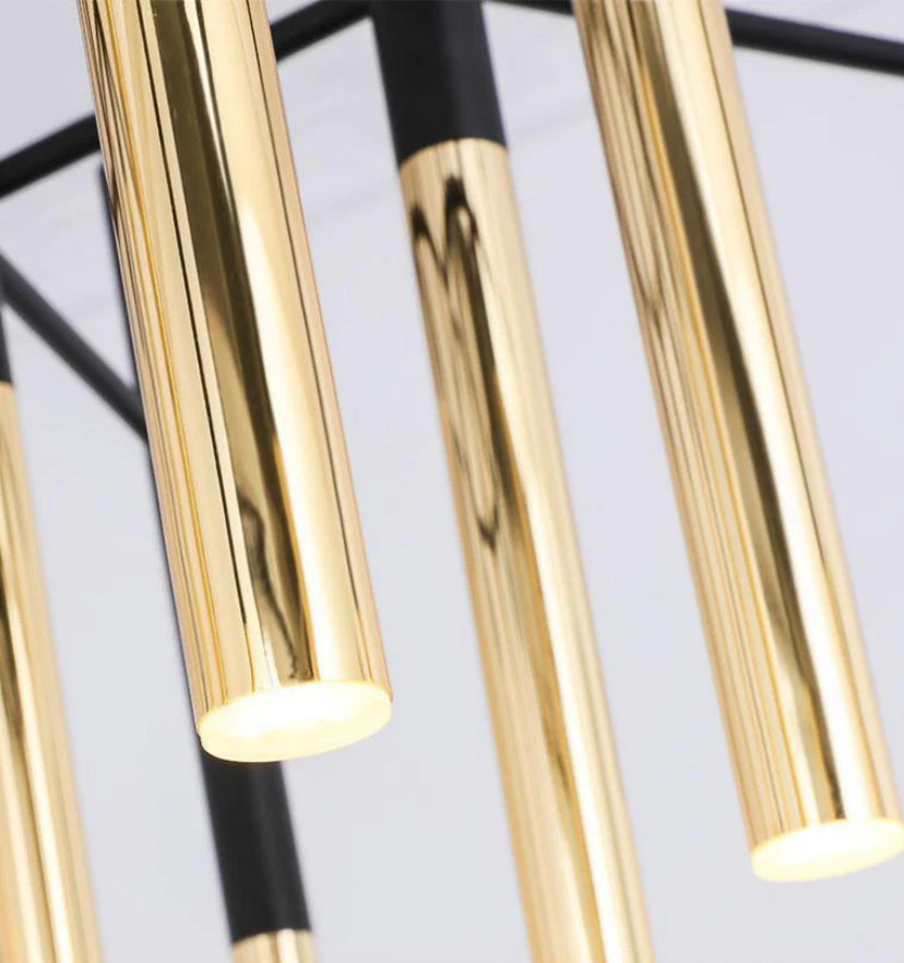 Metal Tubular Chandelier - Yiarolight