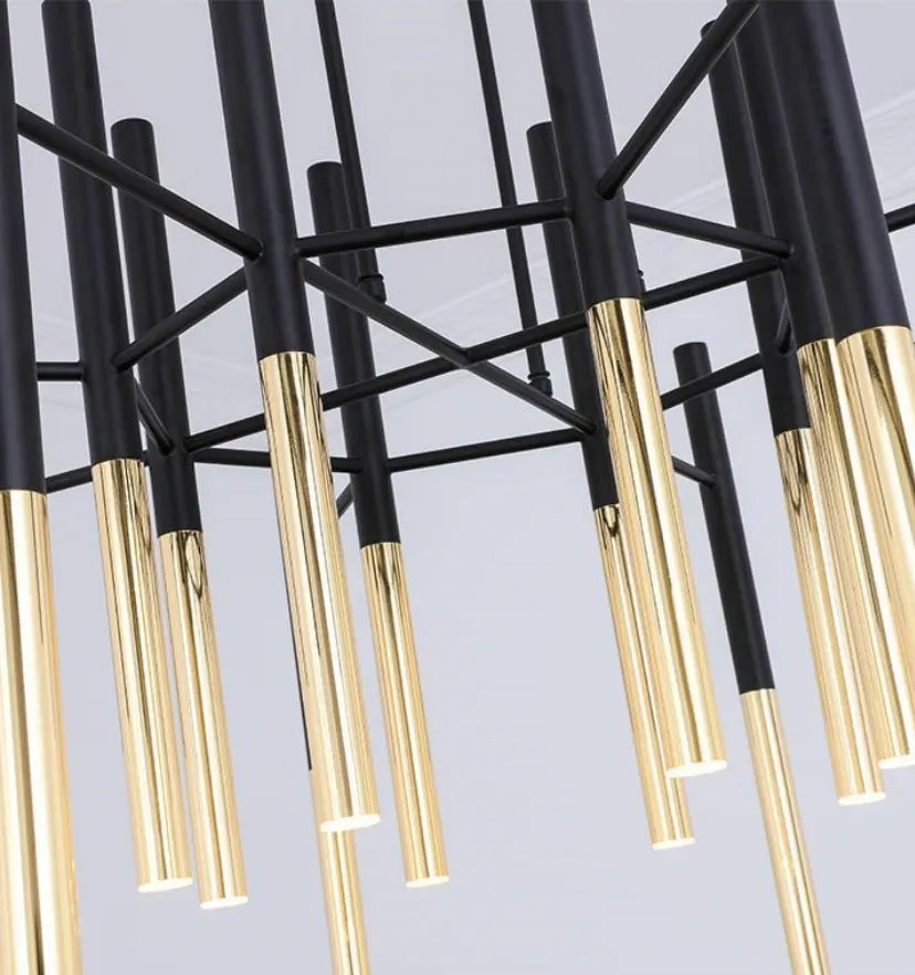 Metal Tubular Chandelier - Yiarolight