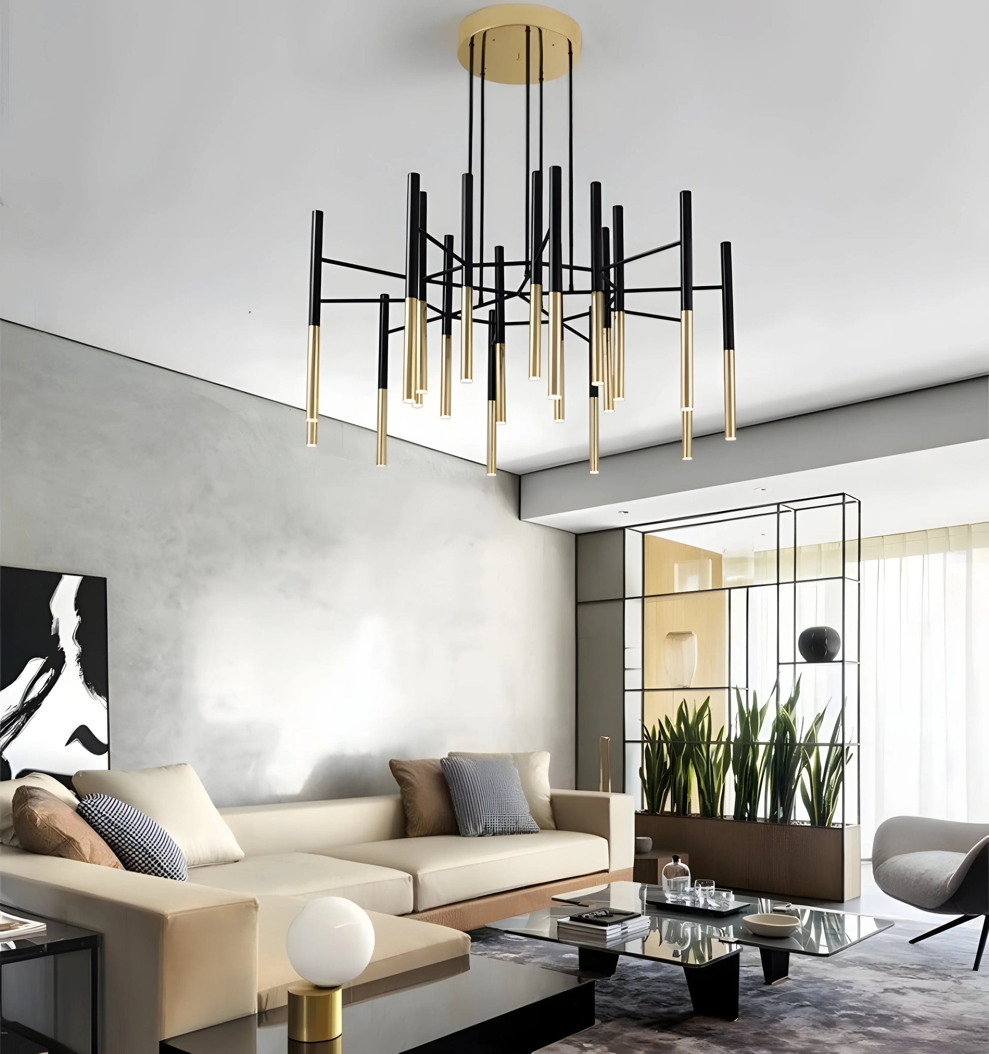 Metal Tubular Chandelier - Yiarolight
