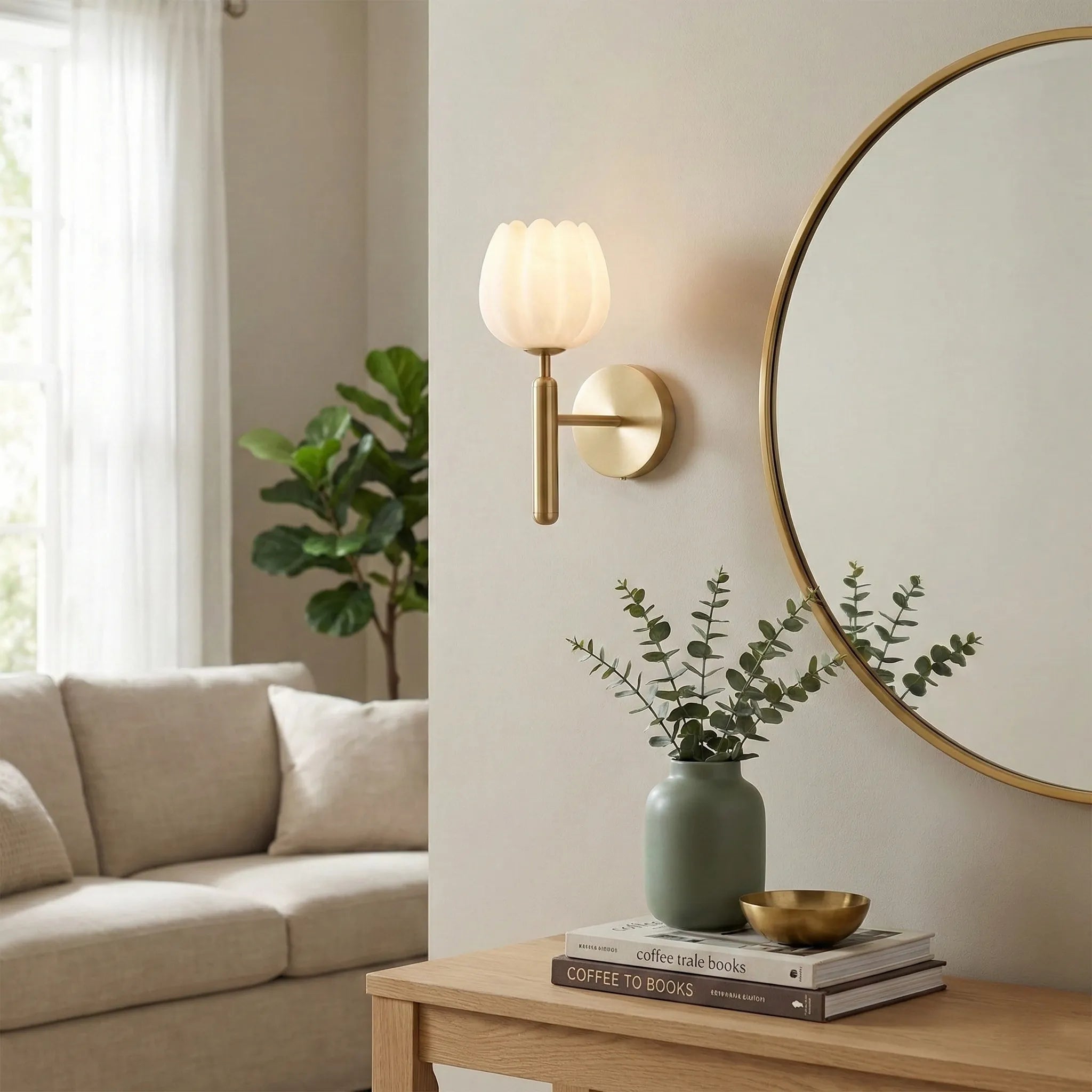 Mian Alabaster Wall Lamp