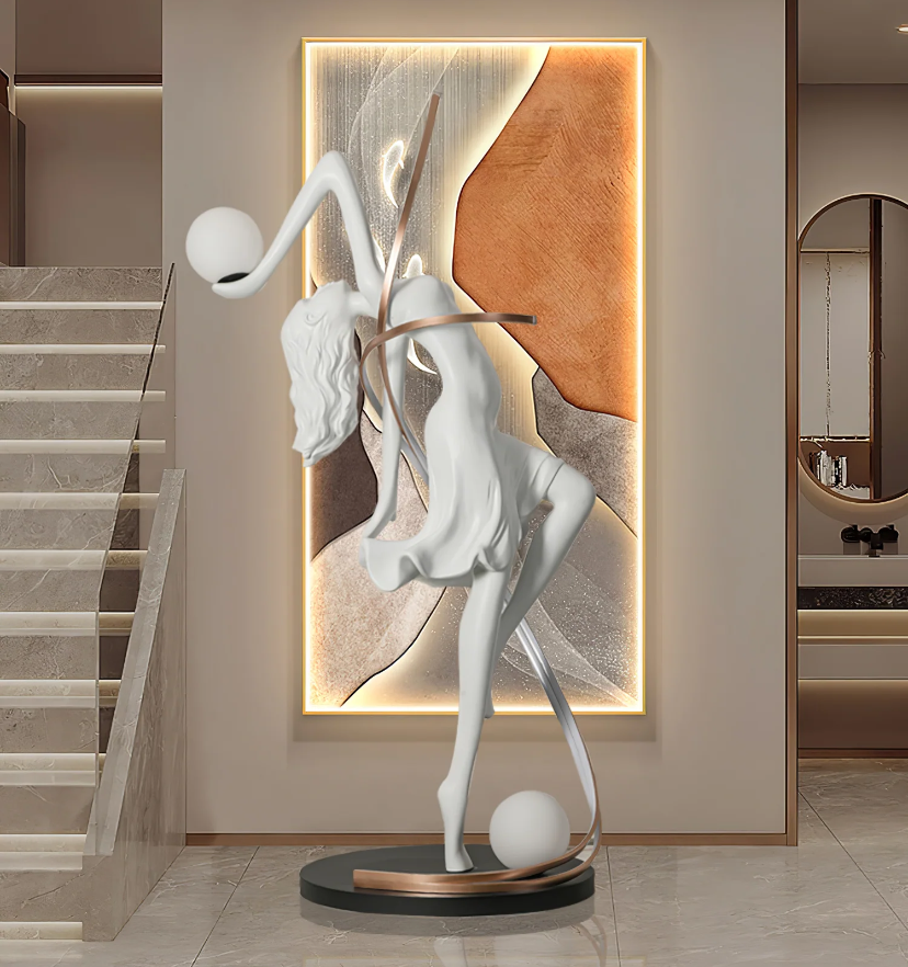 Misha Goddess Statue Floor Lamp - Yiarolight