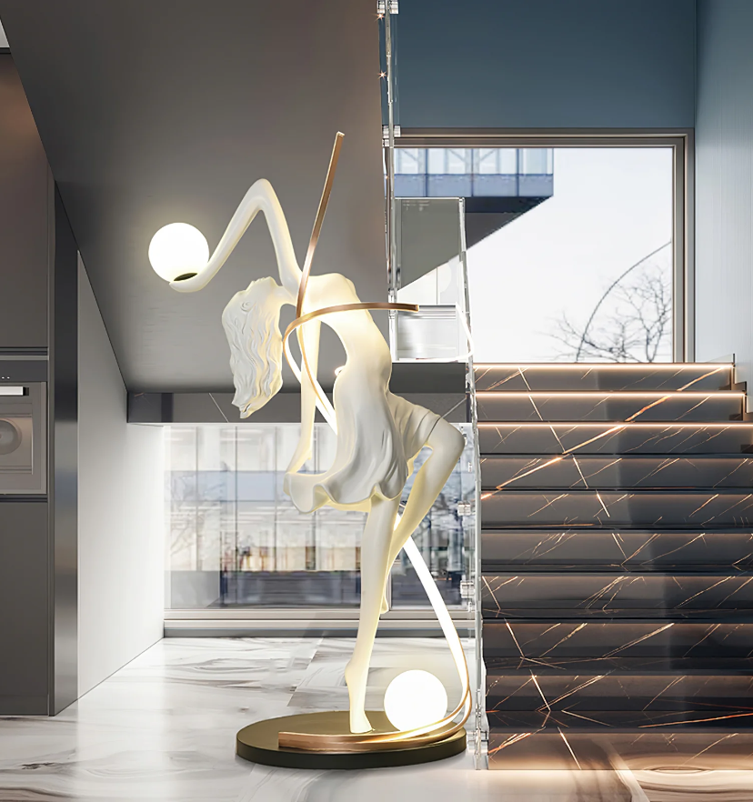 Misha Goddess Statue Floor Lamp - Yiarolight