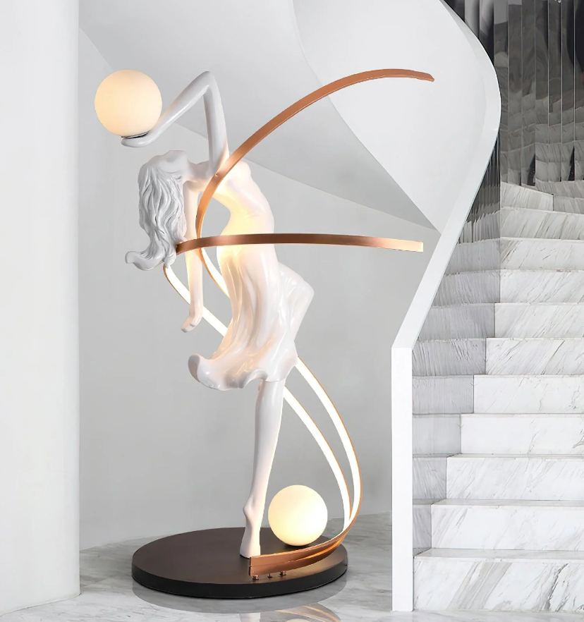 Misha Goddess Statue Floor Lamp - Yiarolight