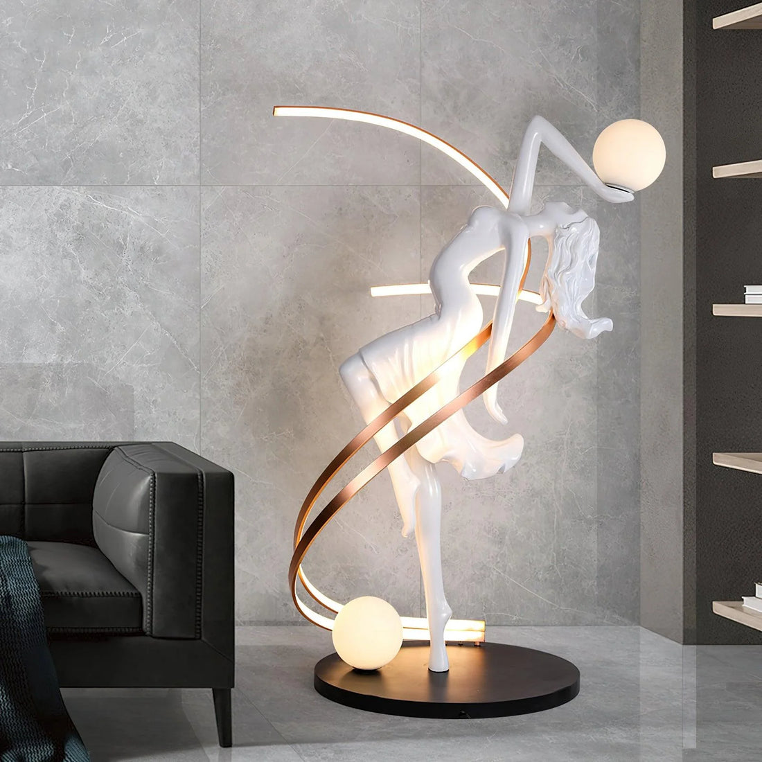 Misha Goddess Statue Floor Lamp - Yiarolight