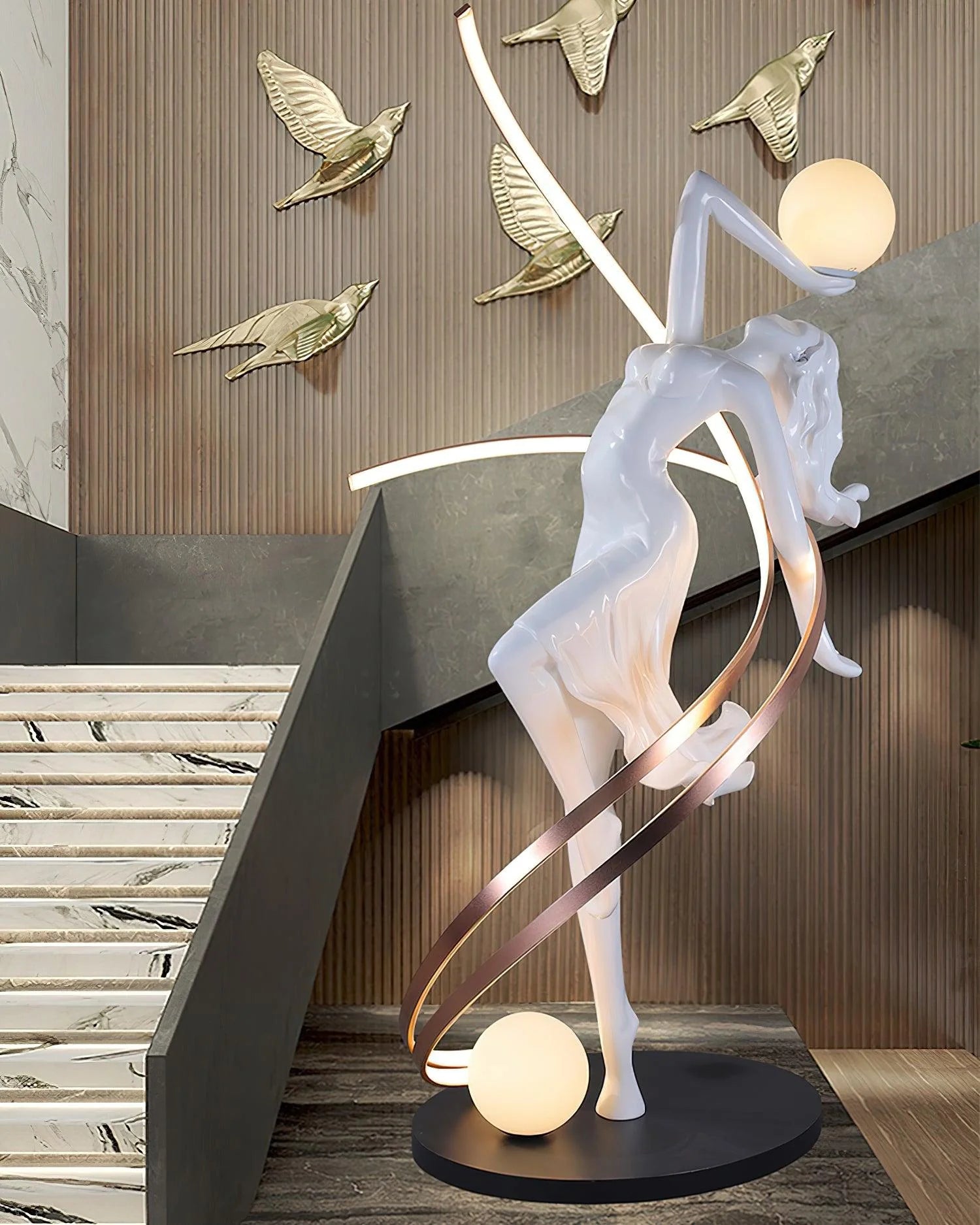 Misha Goddess Statue Floor Lamp - Yiarolight