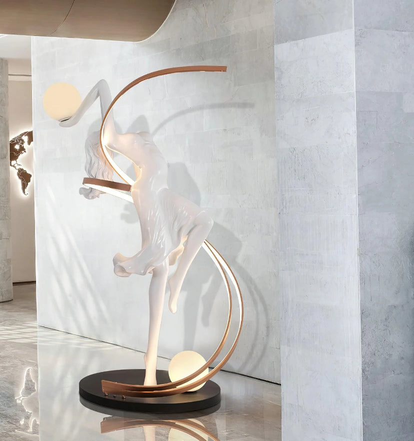 Misha Goddess Statue Floor Lamp - Yiarolight
