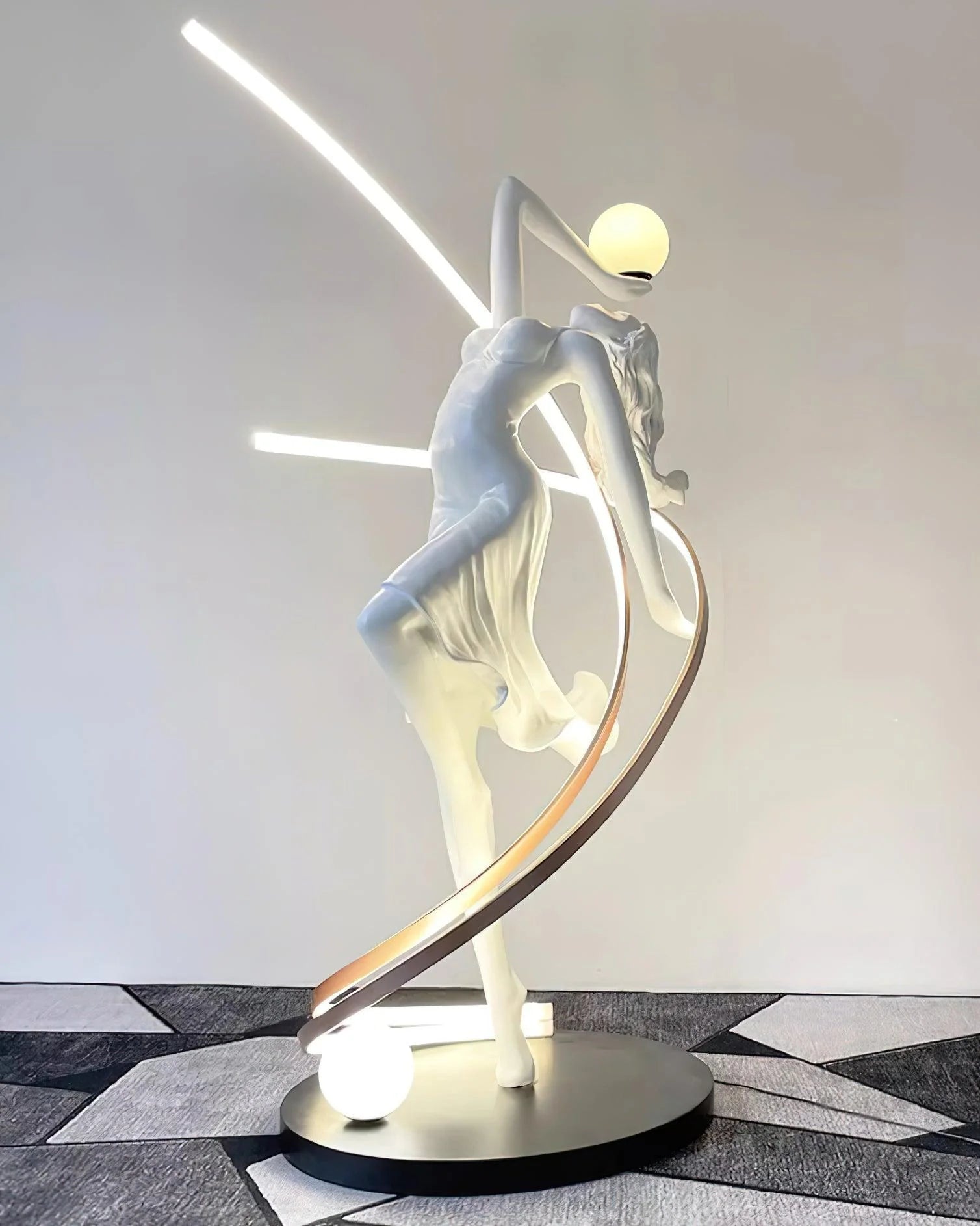 Misha Goddess Statue Floor Lamp - Yiarolight