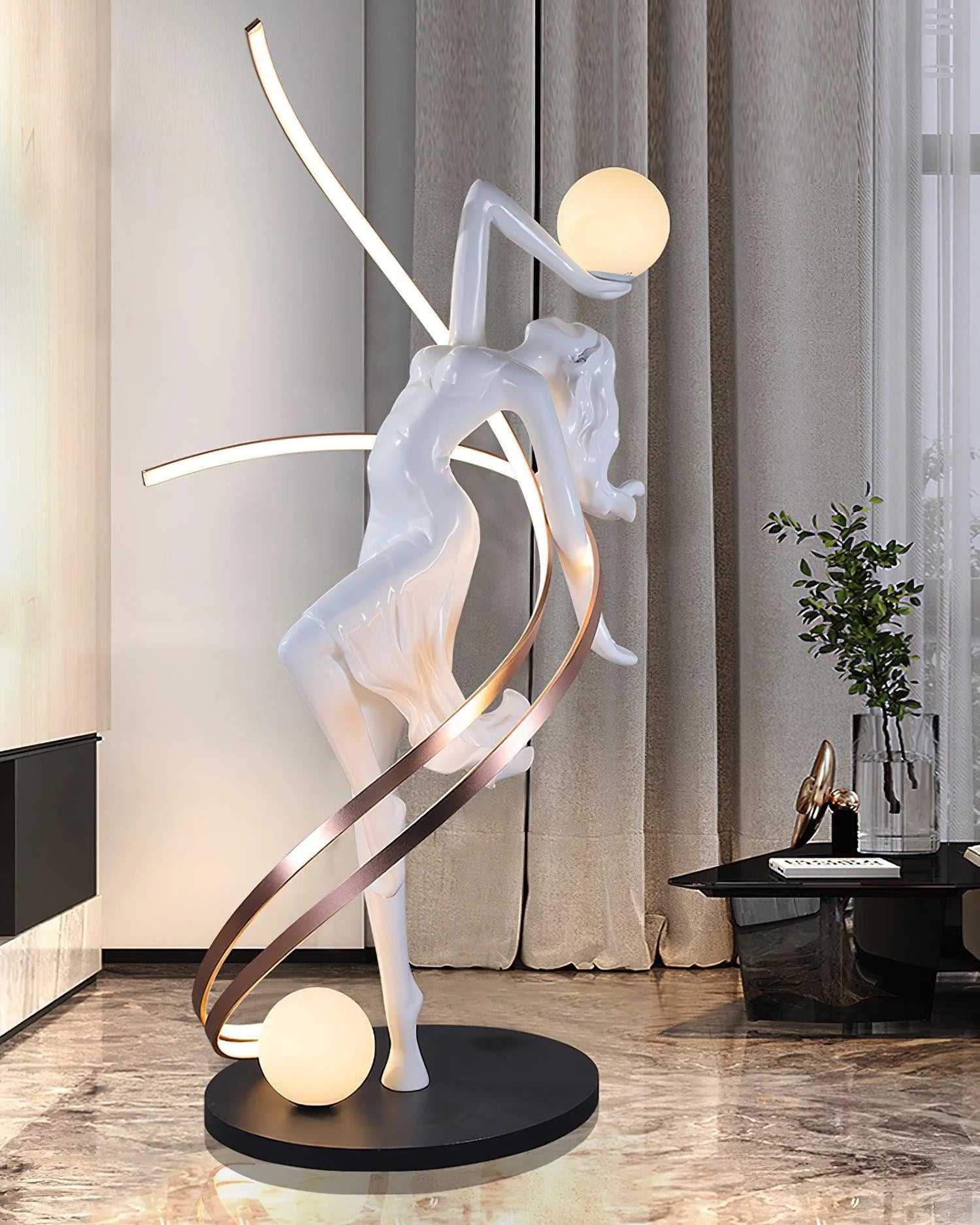 Misha Goddess Statue Floor Lamp - Yiarolight
