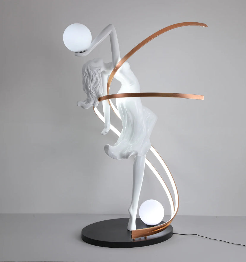 Misha Goddess Statue Floor Lamp - Yiarolight