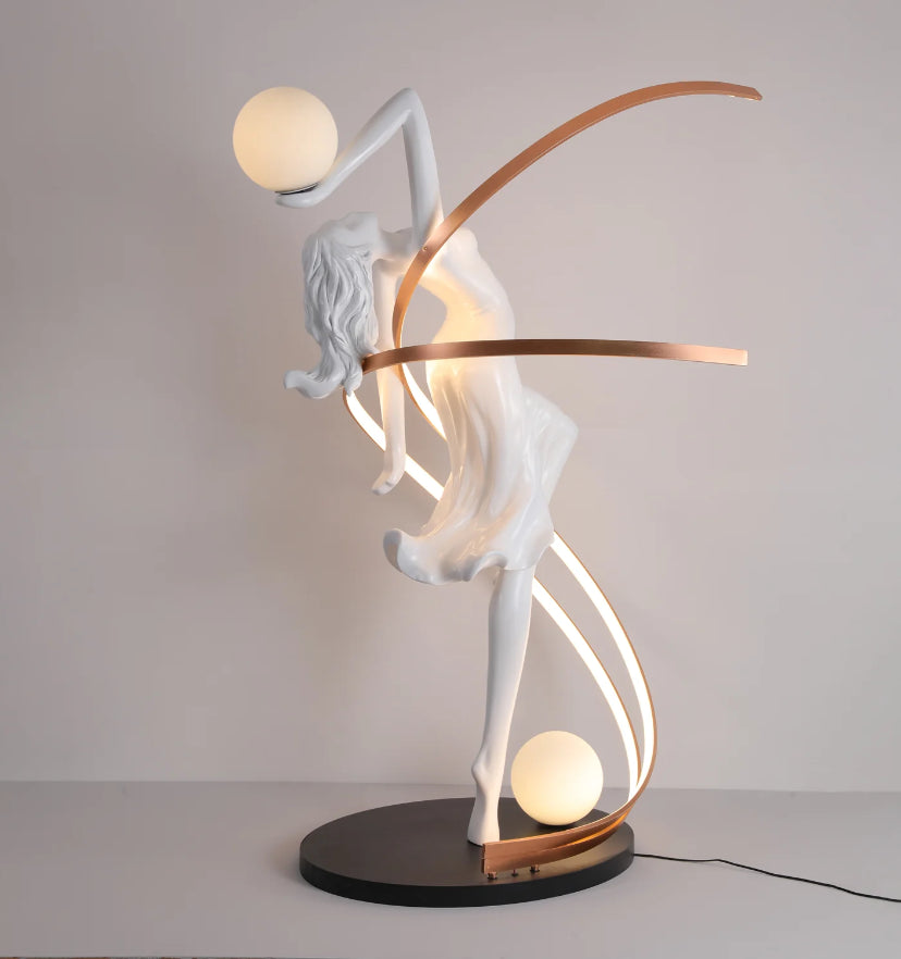 Misha Goddess Statue Floor Lamp - Yiarolight