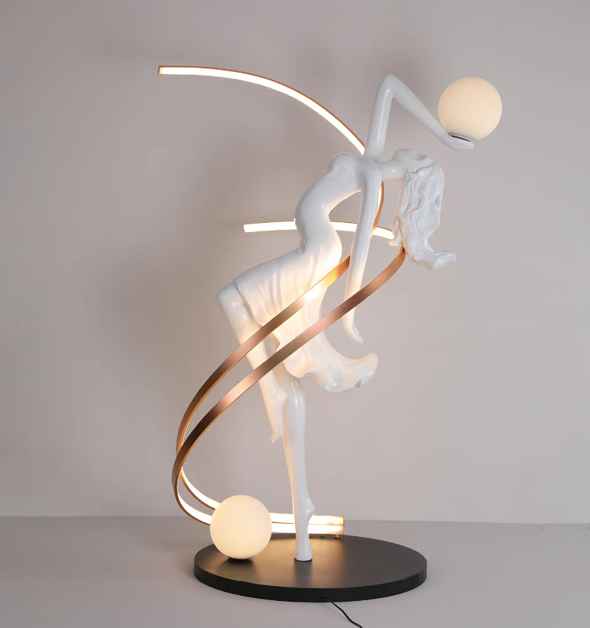Misha Goddess Statue Floor Lamp - Yiarolight