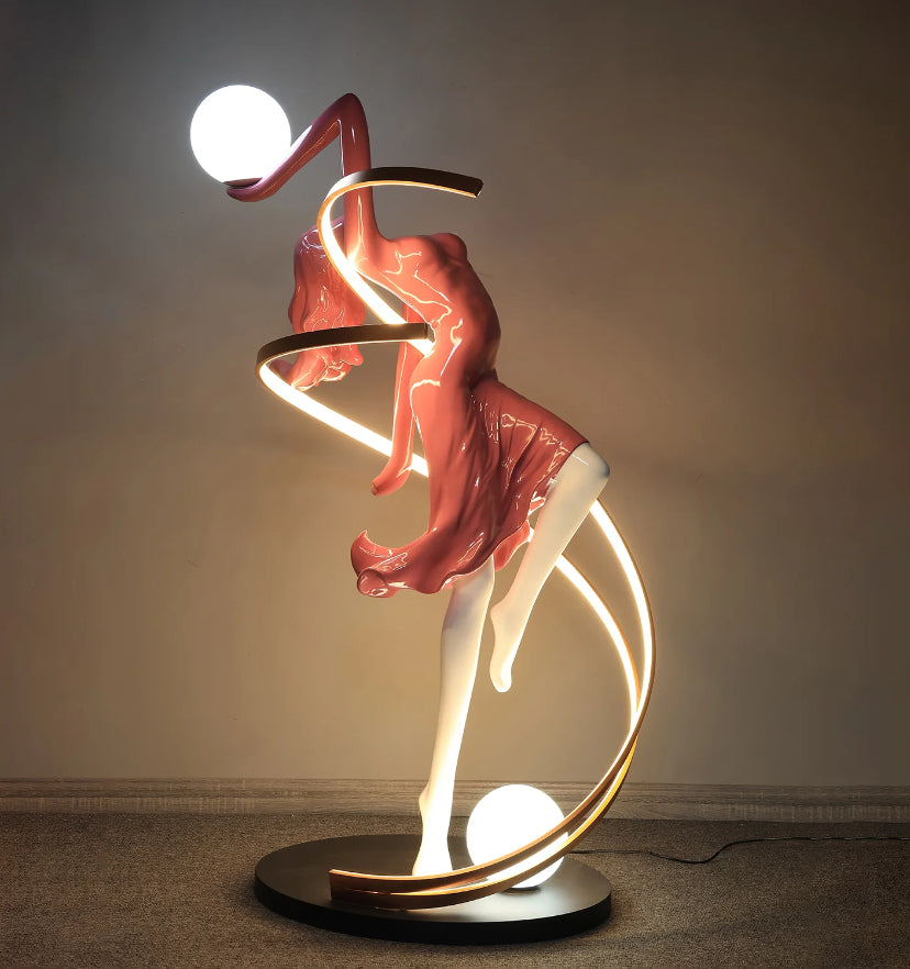 Misha Goddess Statue Floor Lamp - Yiarolight