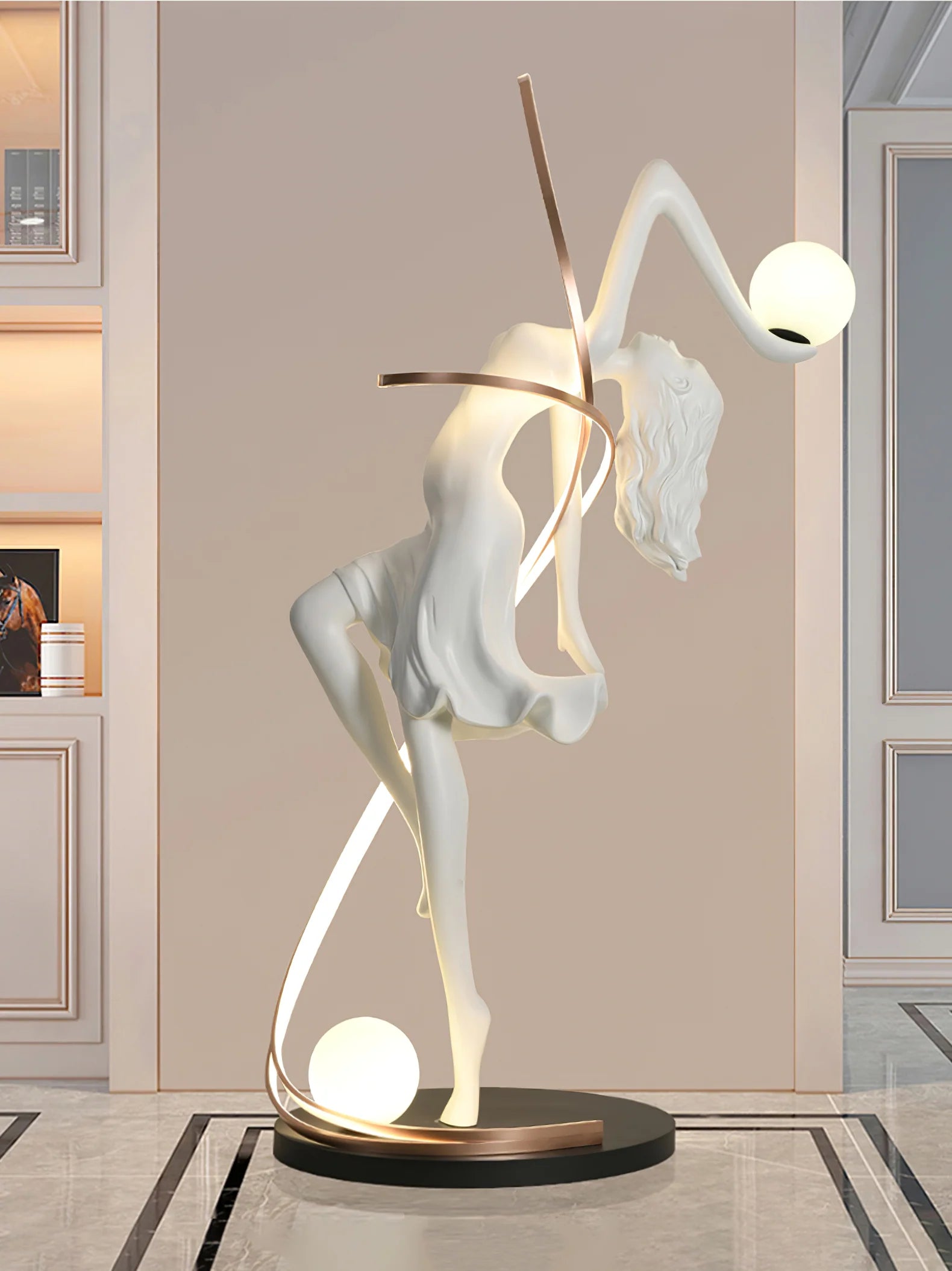 Misha Goddess Statue Floor Lamp - Yiarolight