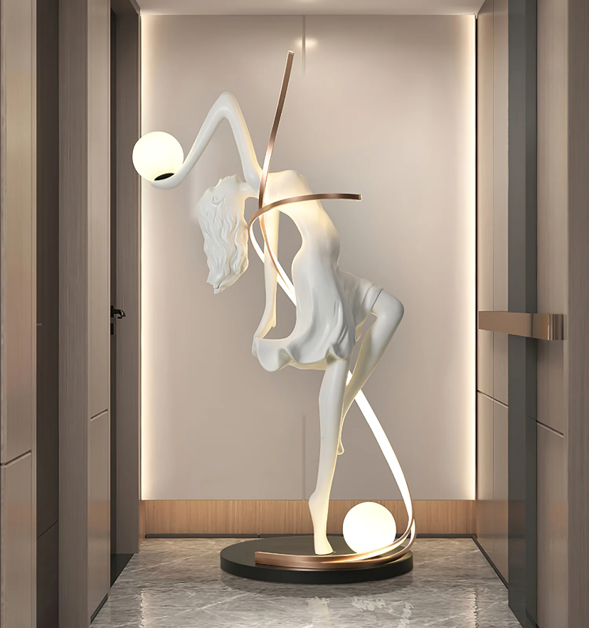 Misha Goddess Statue Floor Lamp - Yiarolight