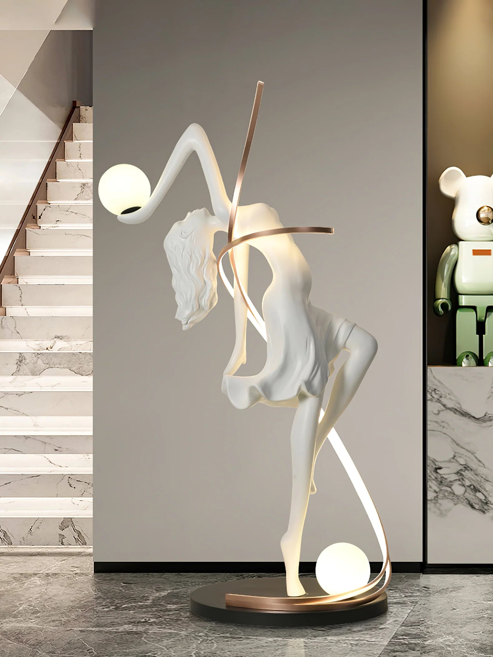 Misha Goddess Statue Floor Lamp - Yiarolight