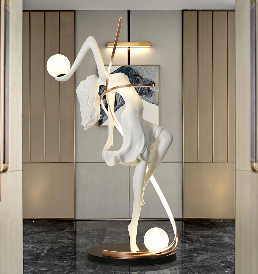 Misha Goddess Statue Floor Lamp - Yiarolight
