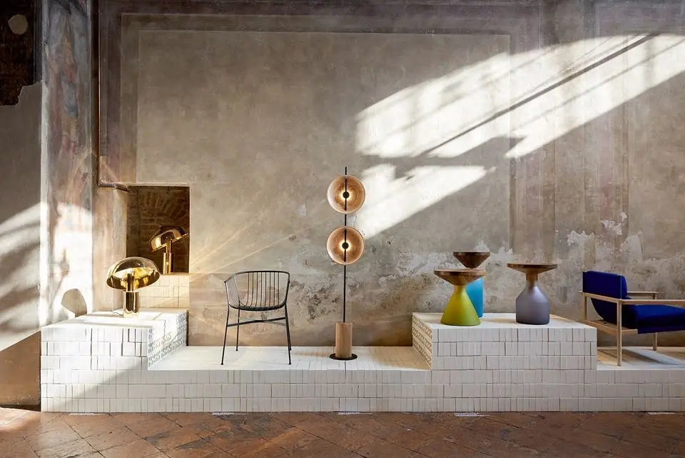Double Moon Floor Lamp - Yiarolight