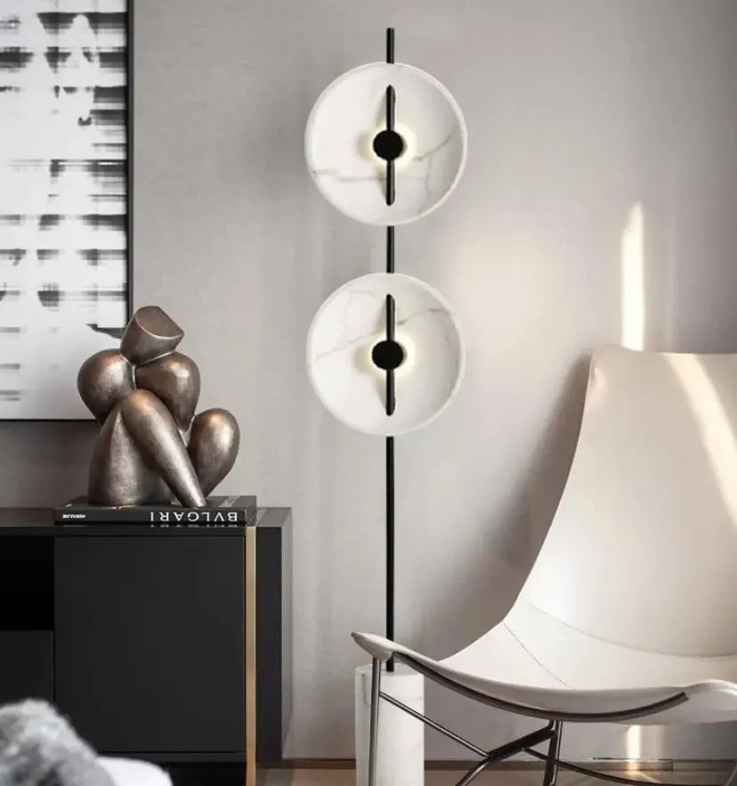 Double Moon Floor Lamp - Yiarolight