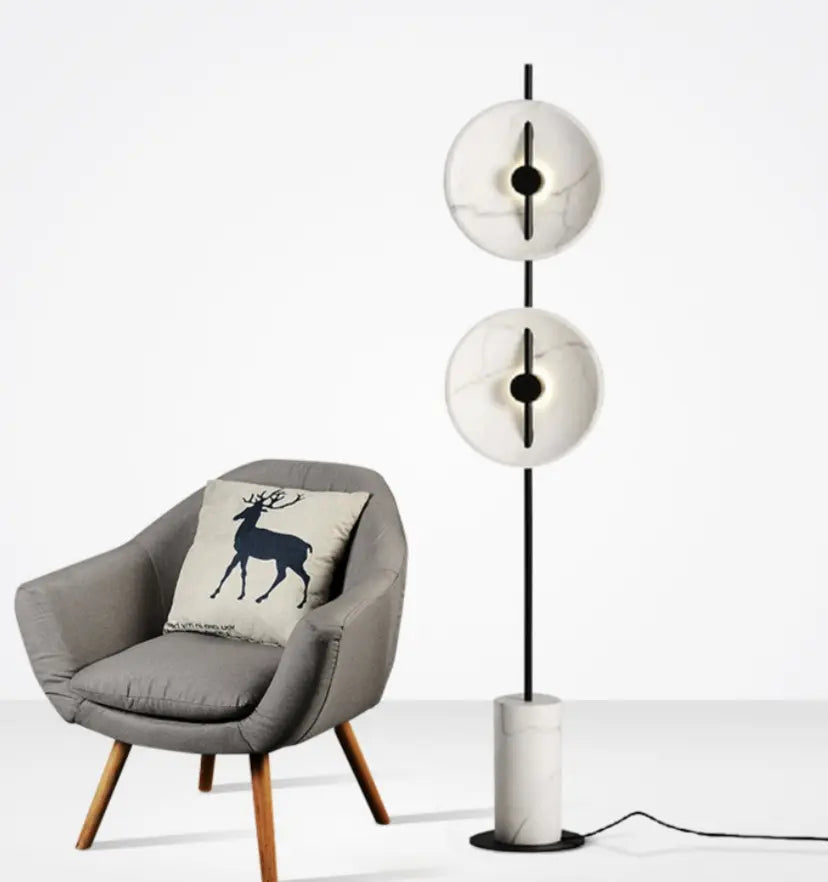 Double Moon Floor Lamp - Yiarolight