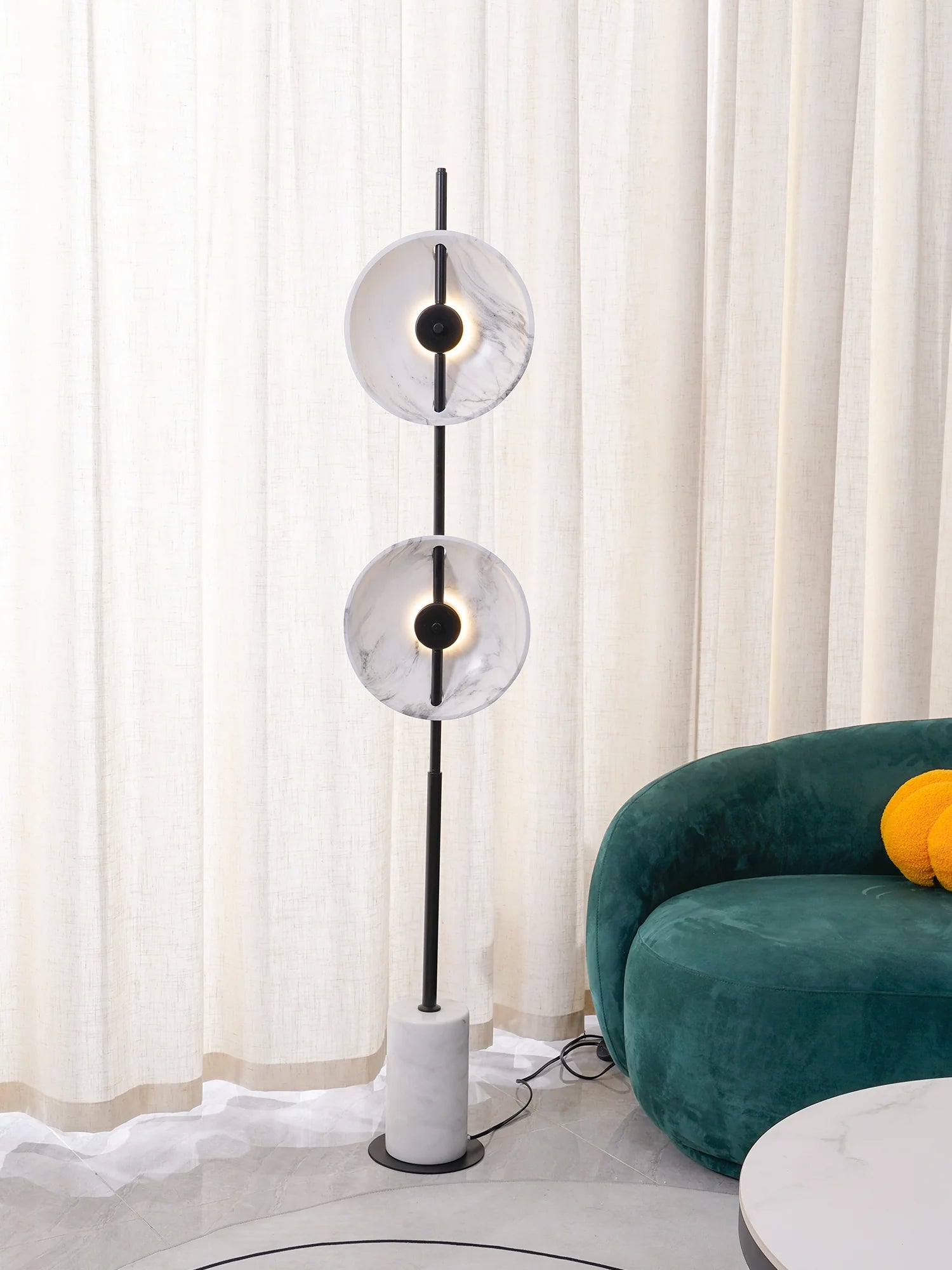 Double Moon Floor Lamp - Yiarolight