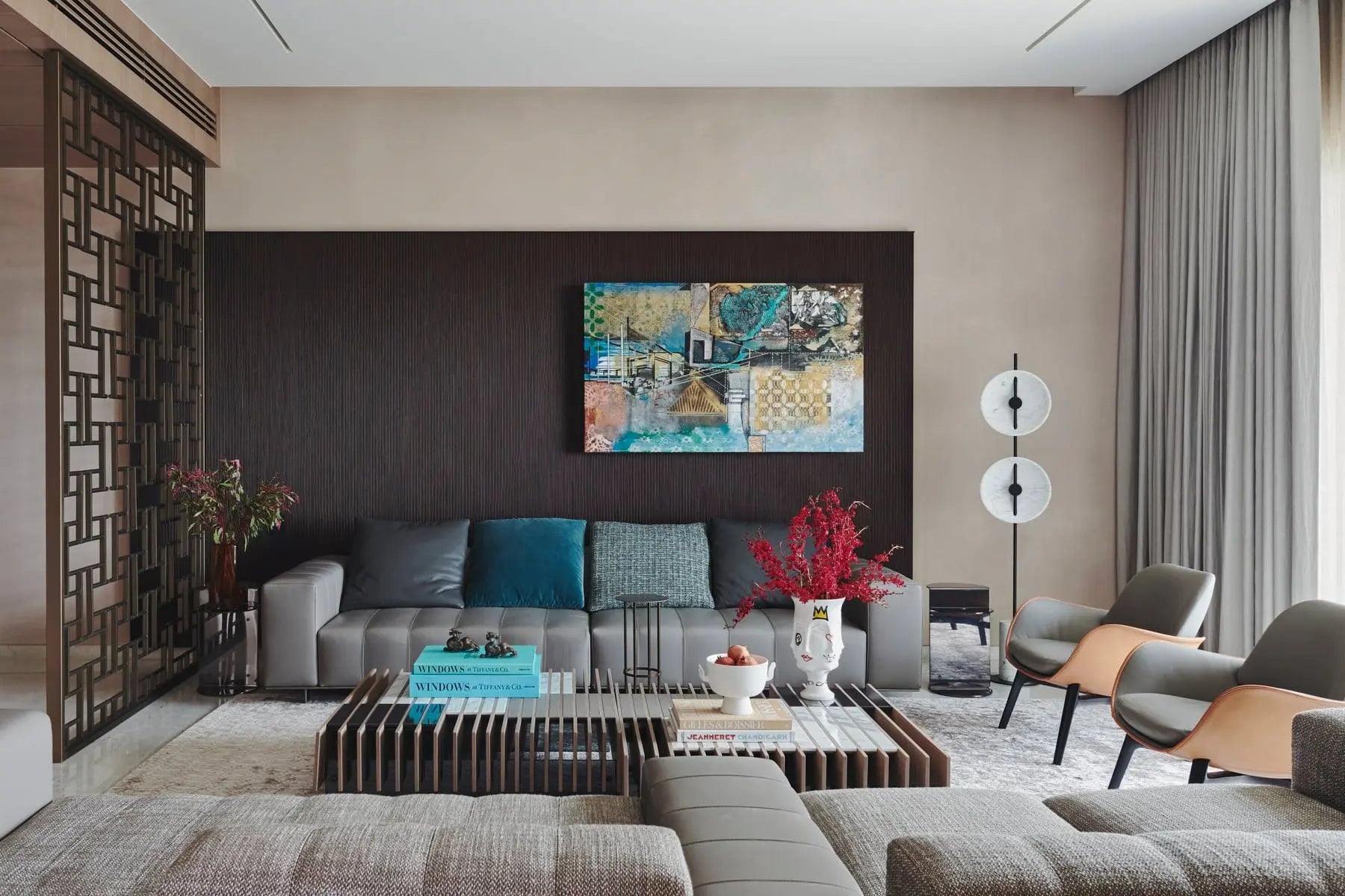 Double Moon Floor Lamp - Yiarolight