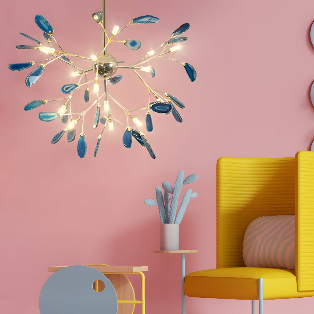 Agate Flake Chandelier - Yiarolight