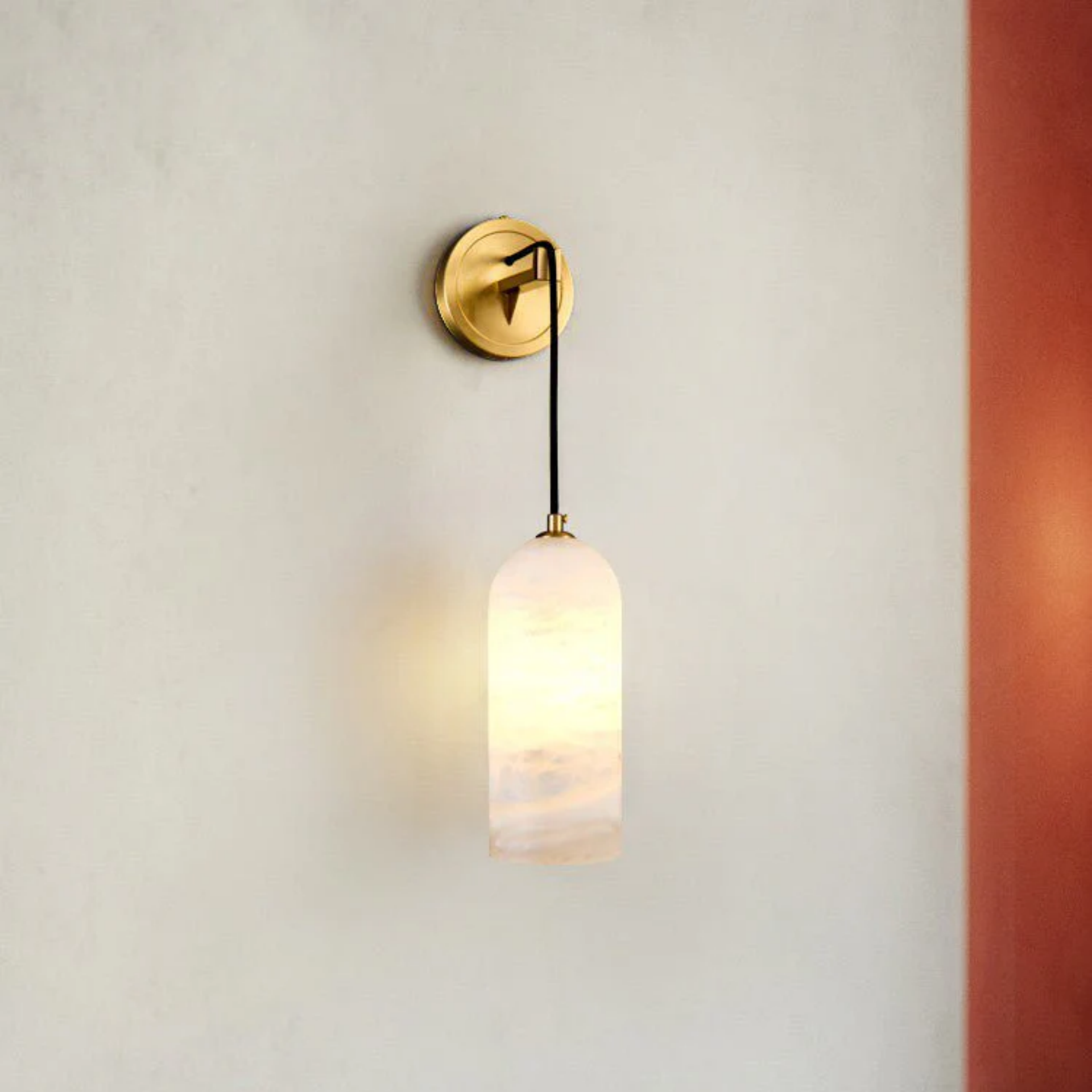 Monty Alabaster Wall Lamp