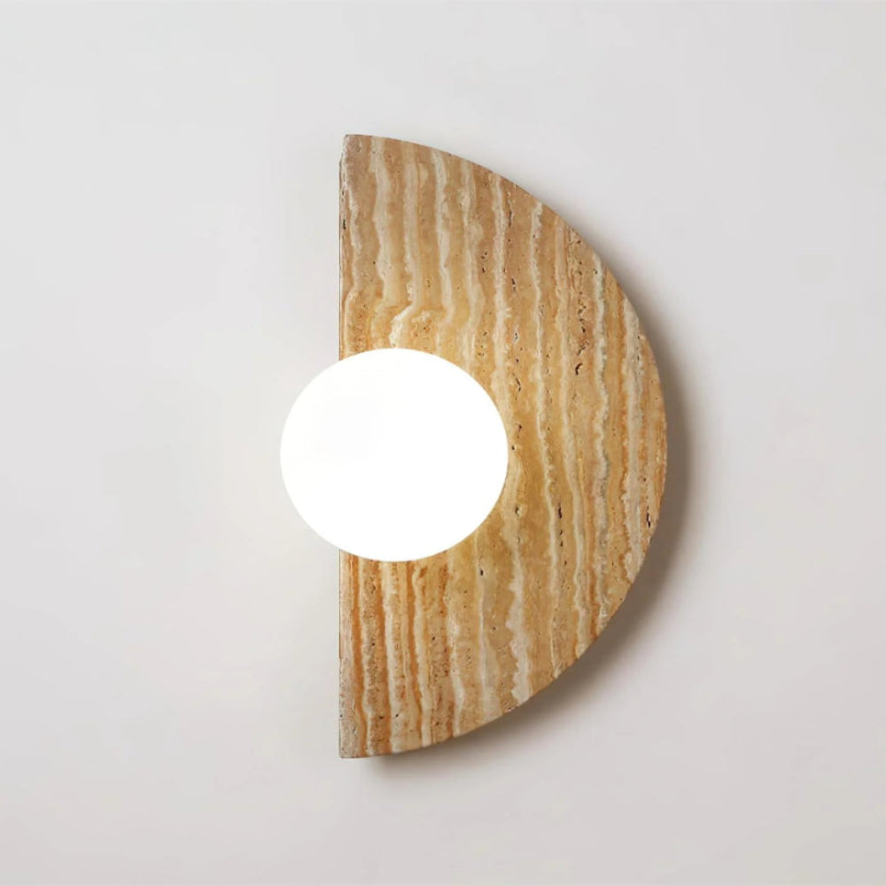 Moon Travertine Wall Light - Yiarolight