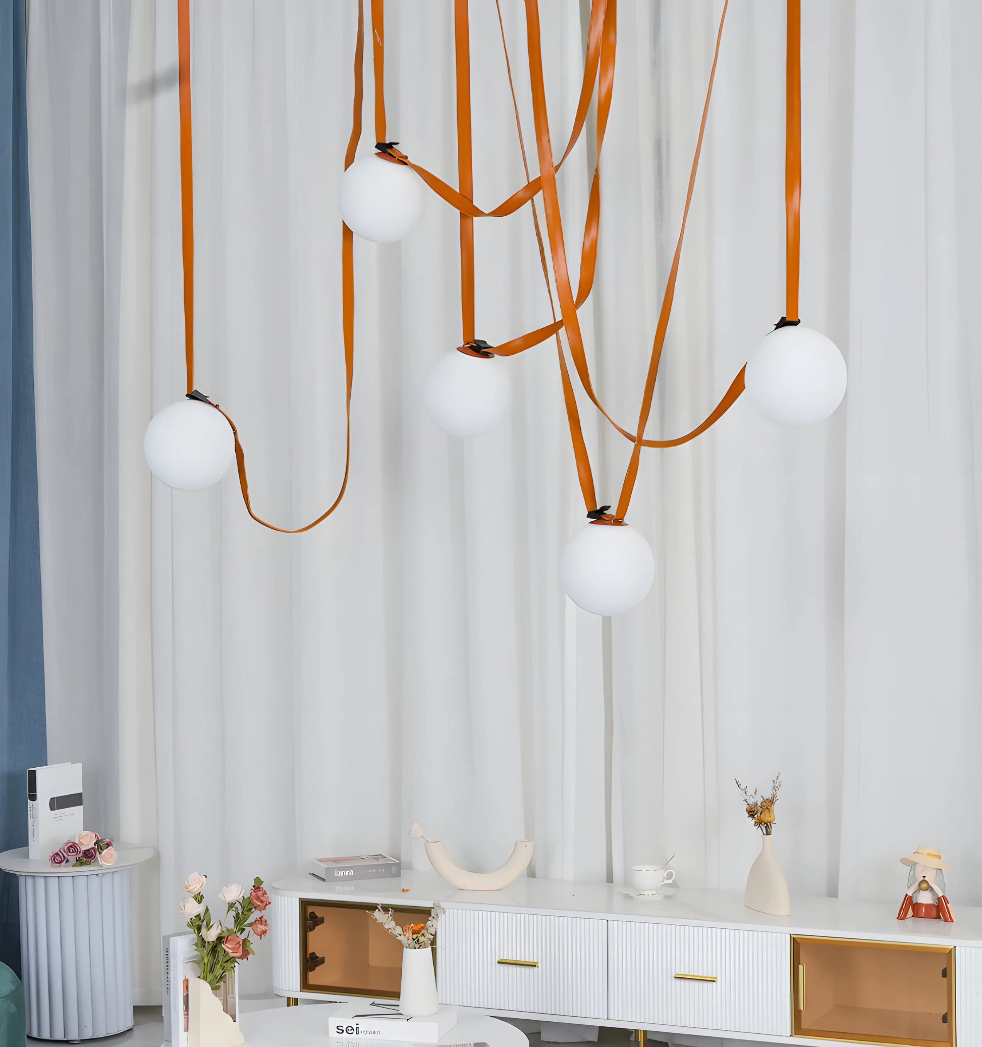Multiple Belt Art Pendant Light - Yiarolight